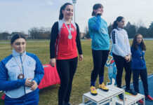 Lancio del martello indoor, Giorgia Sala argento nel campionato ragionale Cadette