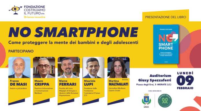 No smartphone: a Merate con Costruiamo il futuro lo psicanalista Franco De Masi