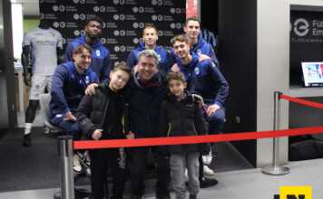 Calcio Lecco. Primo abbraccio tra tifosi e i cinque nuovi arrivi