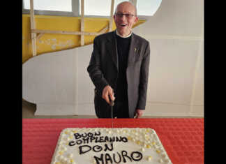 Merate, auguri don Mauro: in 150 per il pranzo di compleanno del prevosto
