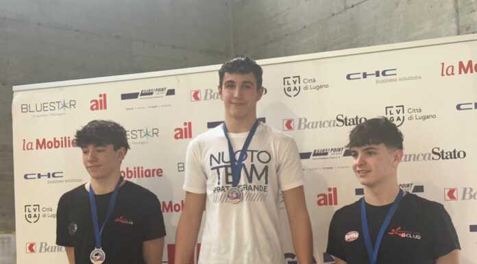 Pratogrande Team Nuoto: oro per Cornara e 5° posto per Giani nei 200 rana