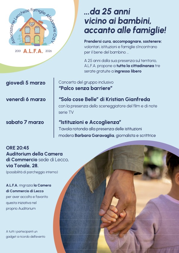 25 anni associazione A.L.F.A.