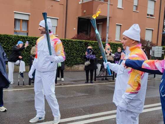 fiamma olimpica Merate