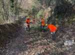 Antincendio Rancio, ripulito un tratto di sentiero che dal vallo sale verso il San Martino