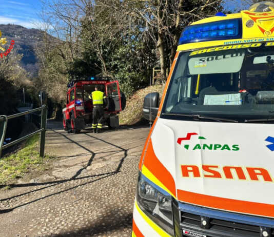 Mandello. Malore in una zona impervia, sul posto i Vigili del Fuoco