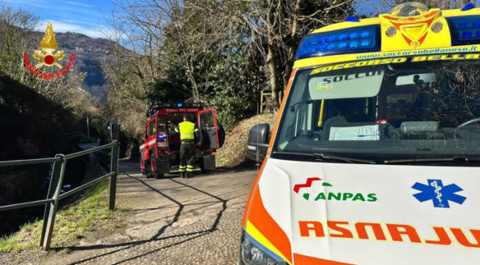 Mandello. Malore in una zona impervia, sul posto i Vigili del Fuoco