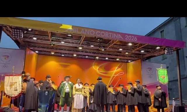 Fiamma Olimpica a Lecco, i Picétt del Grenta protagonisti con l’Inno d’Italia