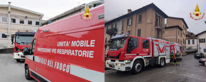 vigili-del-fuoco-fuga-gas-valma-monossido-carbonio-calolzio