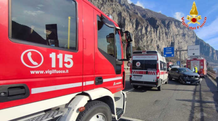 SS36. Incidente tra Abbadia e Lecco in direzione Sud
